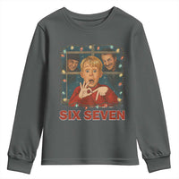 67 Six Seven Christmas Meme Youth Sweatshirt Funny Family Xmas Movie - Wonder Print Shop