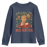 67 Six Seven Christmas Meme Youth Sweatshirt Funny Family Xmas Movie - Wonder Print Shop