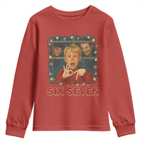67 Six Seven Christmas Meme Youth Sweatshirt Funny Family Xmas Movie - Wonder Print Shop