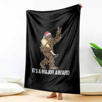 Leg Lamp Christmas Throw Blanket Funny Bigfoot Fra Gee Leh Xmas - Wonder Print Shop