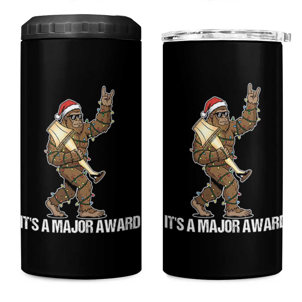 Leg Lamp Christmas 4 in 1 Can Cooler Tumbler Funny Bigfoot Fra Gee Leh Xmas - Wonder Print Shop