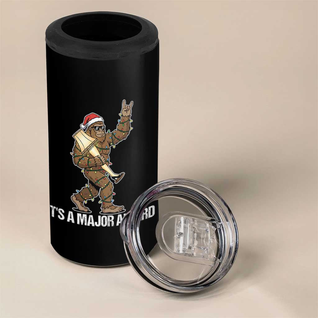 Leg Lamp Christmas 4 in 1 Can Cooler Tumbler Funny Bigfoot Fra Gee Leh Xmas - Wonder Print Shop