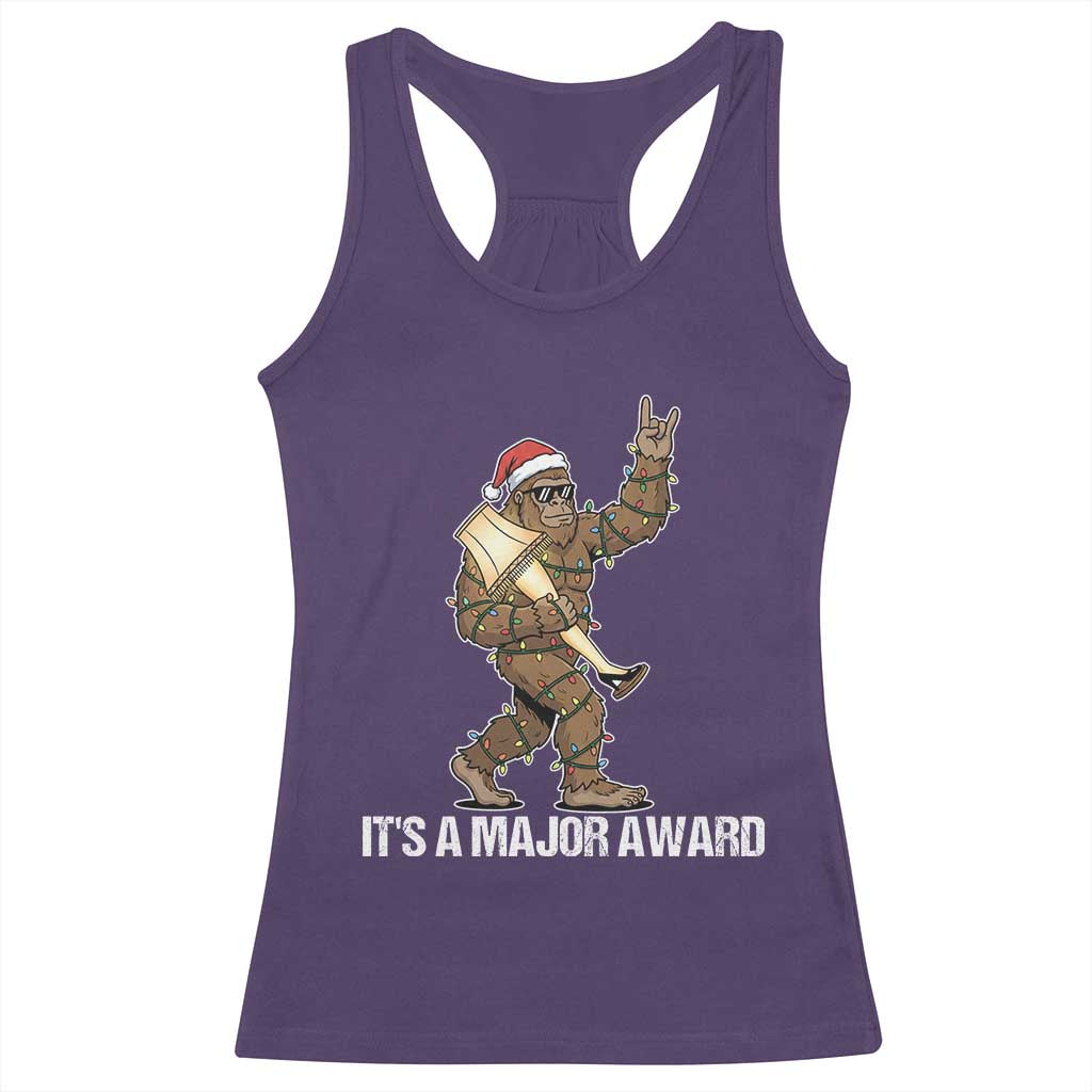 Leg Lamp Christmas Racerback Tank Top Funny Bigfoot Fra Gee Leh Xmas - Wonder Print Shop