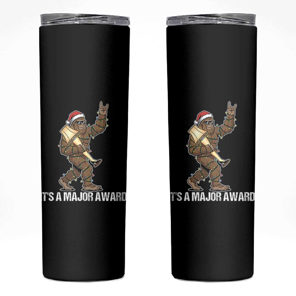 Leg Lamp Christmas Skinny Tumbler Funny Bigfoot Fra Gee Leh Xmas - Wonder Print Shop