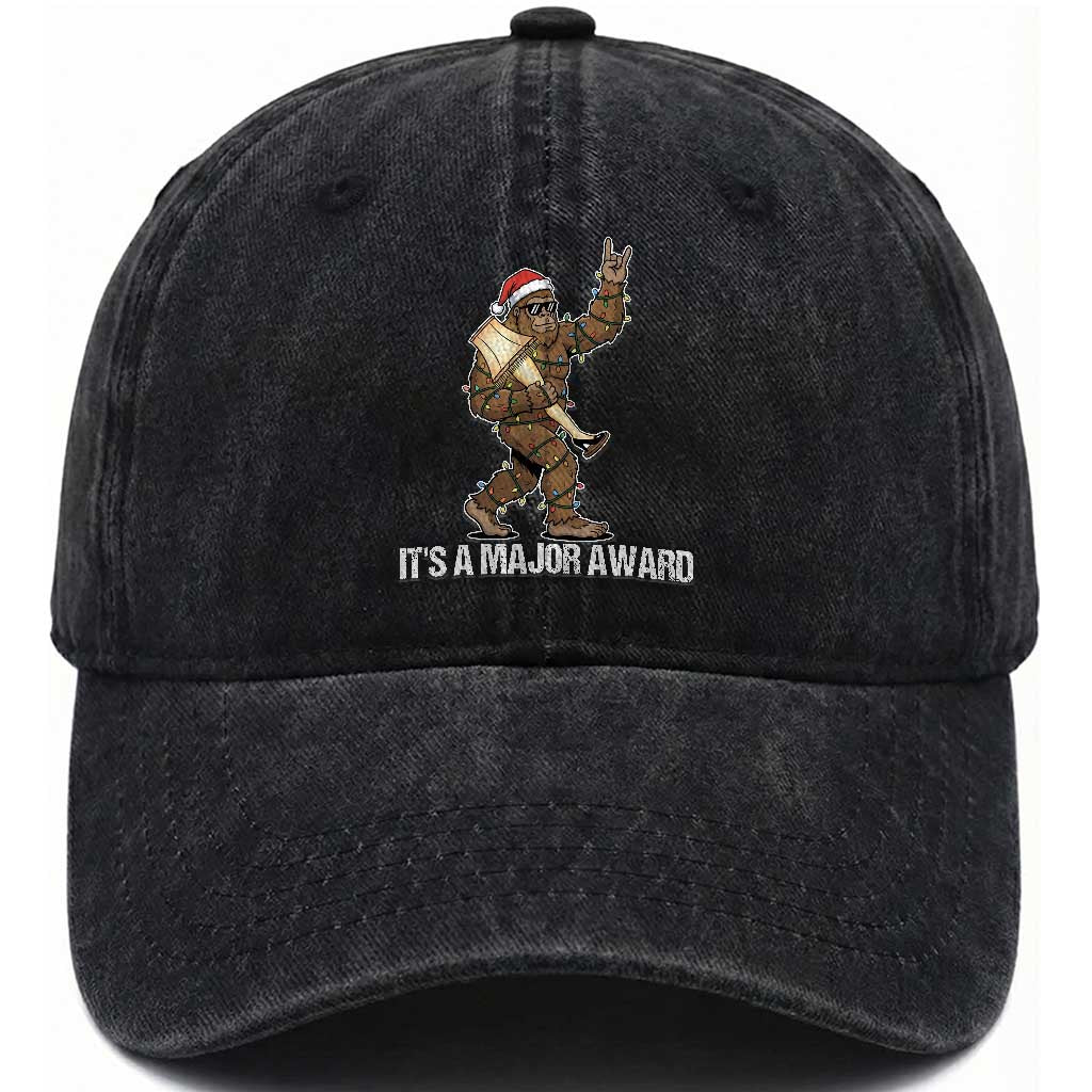 Leg Lamp Christmas Washed Cotton Baseball Cap Funny Bigfoot Fra Gee Leh Xmas
