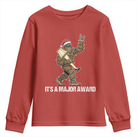 Leg Lamp Christmas Youth Sweatshirt Funny Bigfoot Fra Gee Leh Xmas - Wonder Print Shop