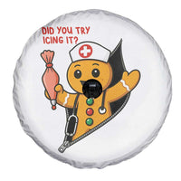 Funny ICU Nurse Christmas Spare Tire Cover Gingerbread Did You Try Icing It - Wonder Print Shop