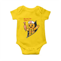 Funny ICU Nurse Christmas Baby Onesie Gingerbread Did You Try Icing It - Wonder Print Shop