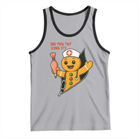 Funny ICU Nurse Christmas Tank Top Gingerbread Did You Try Icing It - Wonder Print Shop