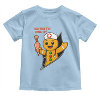 Funny ICU Nurse Christmas Toddler T Shirt Gingerbread Did You Try Icing It - Wonder Print Shop
