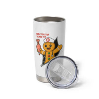 Funny ICU Nurse Christmas Tumbler Cup Gingerbread Did You Try Icing It - Wonder Print Shop