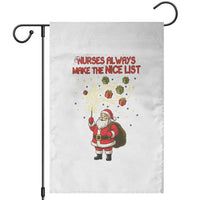 Funny Nurse Christmas Garden Flag Nurses Always Make The Nice List - Wonder Print Shop