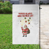 Funny Nurse Christmas Garden Flag Nurses Always Make The Nice List - Wonder Print Shop
