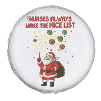 Funny Nurse Christmas Spare Tire Cover Nurses Always Make The Nice List - Wonder Print Shop