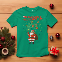Funny Nurse Christmas T Shirt Nurses Always Make The Nice List - Wonder Print Shop