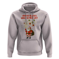 Funny Nurse Christmas Hoodie Nurses Always Make The Nice List - Wonder Print Shop
