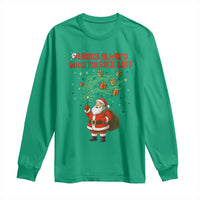 Funny Nurse Christmas Long Sleeve Shirt Nurses Always Make The Nice List - Wonder Print Shop