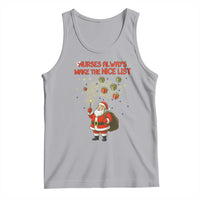 Funny Nurse Christmas Tank Top Nurses Always Make The Nice List - Wonder Print Shop