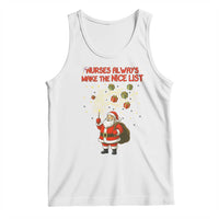Funny Nurse Christmas Tank Top Nurses Always Make The Nice List - Wonder Print Shop