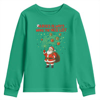 Funny Nurse Christmas Youth Sweatshirt Nurses Always Make The Nice List - Wonder Print Shop
