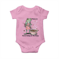 Funny Frog Valentine Meme Baby Onesie That Is It You Are Going In The Soup