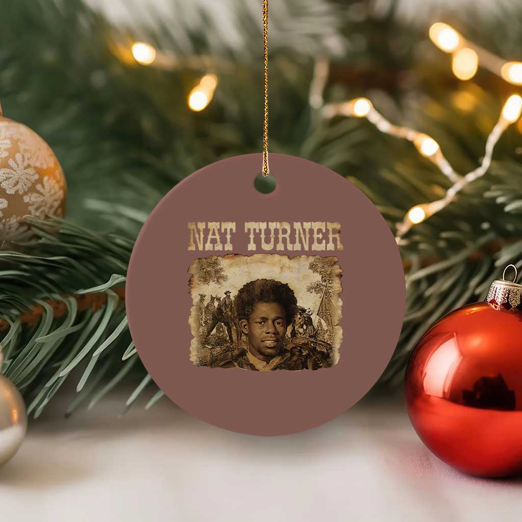 Nat Turner Ceramic Ornament Black History African American