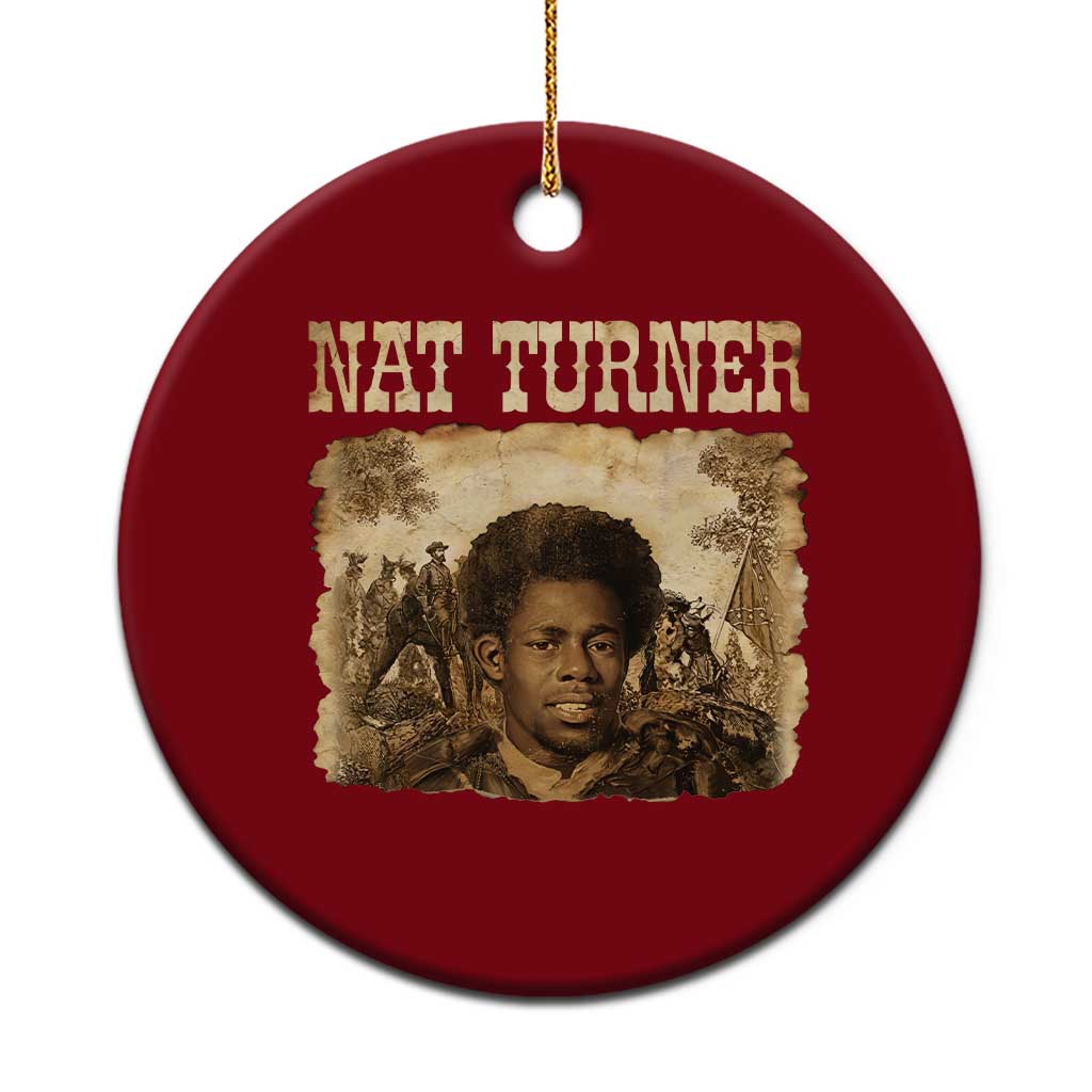 Nat Turner Ceramic Ornament Black History African American