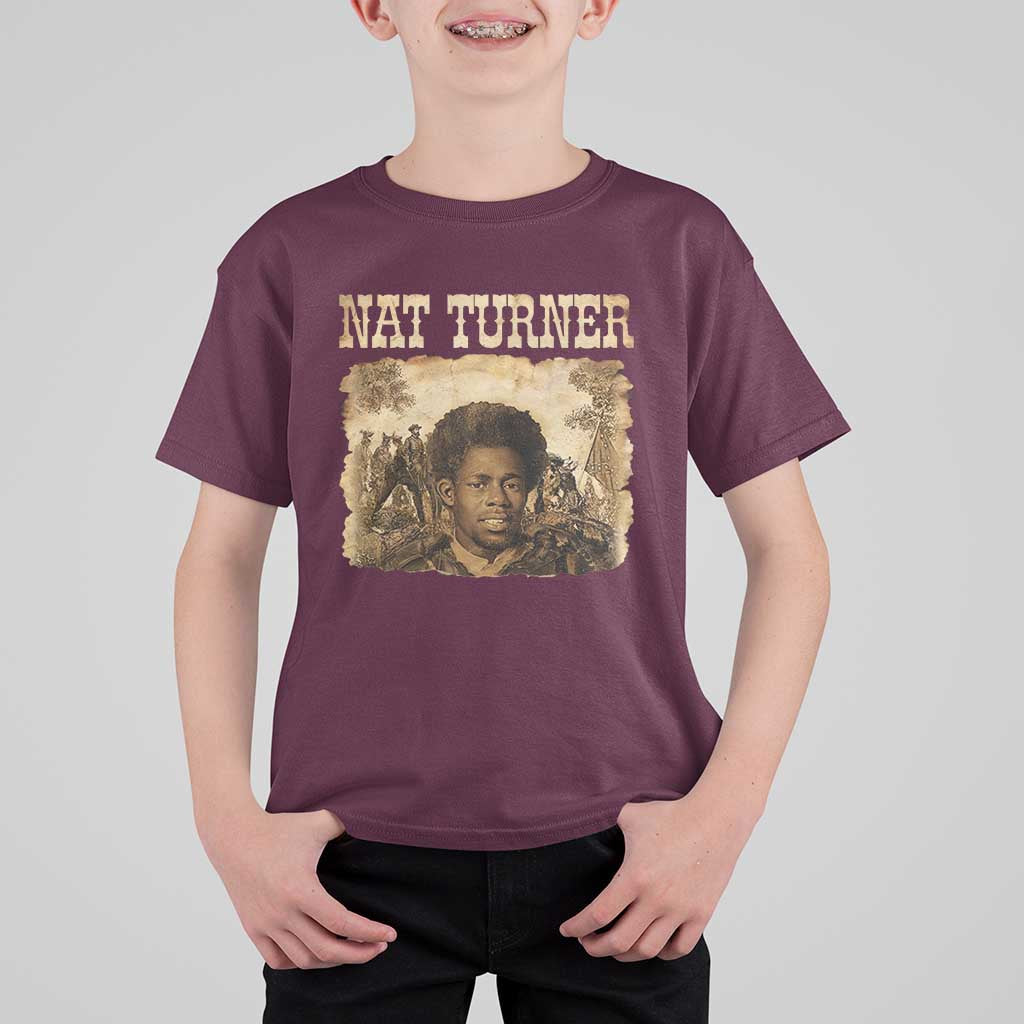 Nat Turner T Shirt For Kid Black History African American