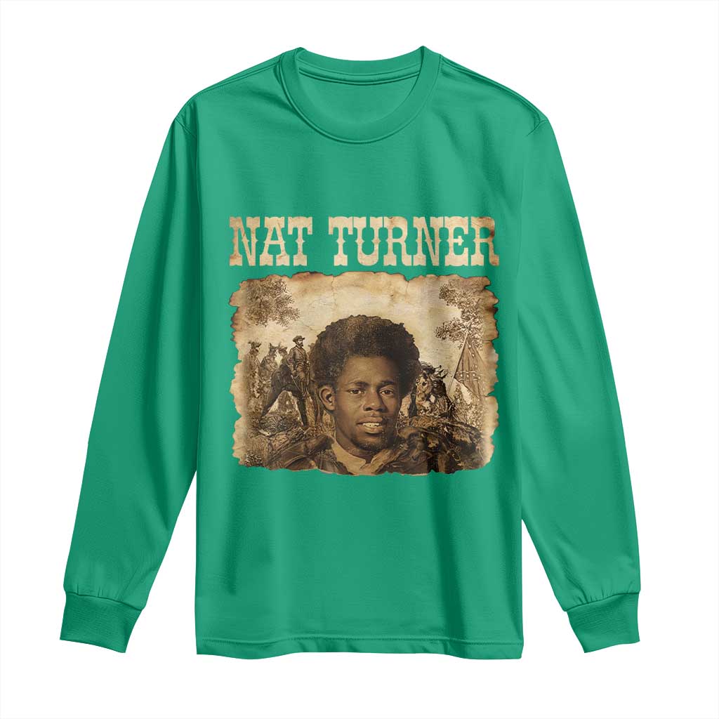 Nat Turner Long Sleeve Shirt Black History African American