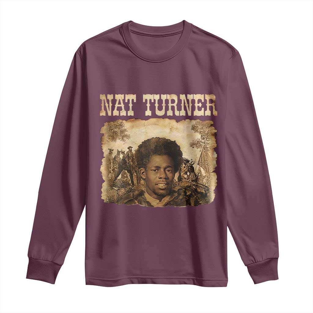 Nat Turner Long Sleeve Shirt Black History African American