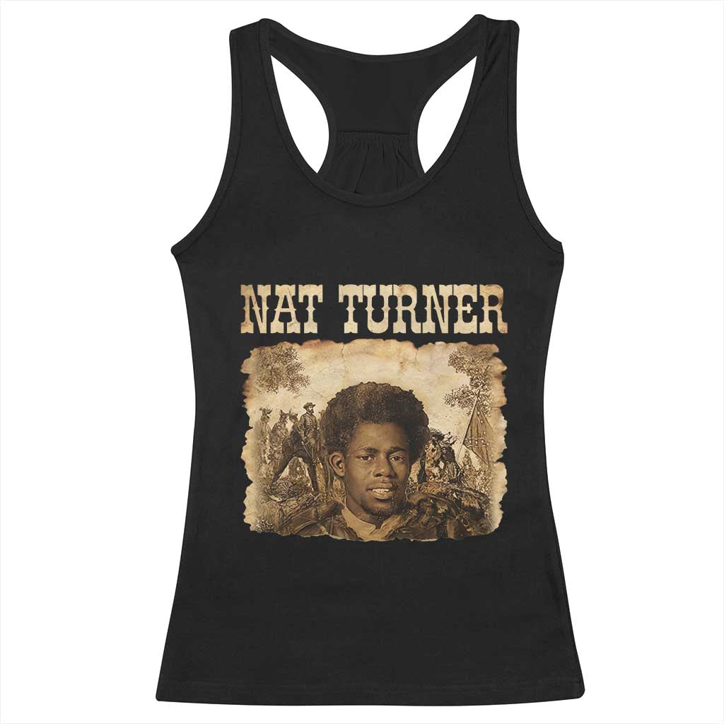 Nat Turner Racerback Tank Top Black History African American