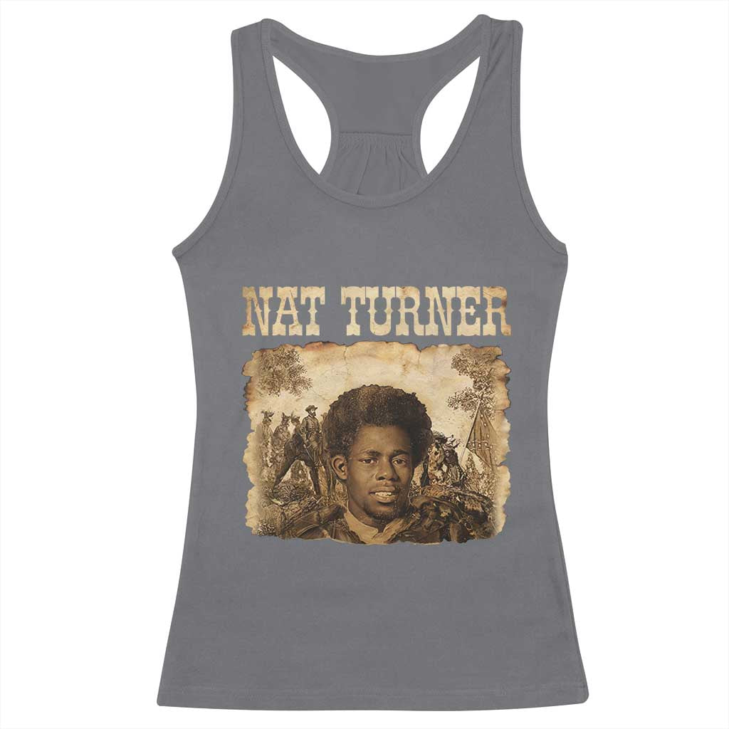 Nat Turner Racerback Tank Top Black History African American