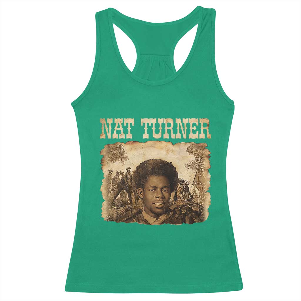 Nat Turner Racerback Tank Top Black History African American