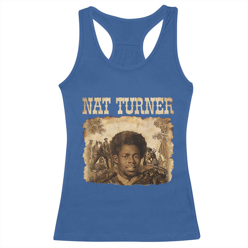 Nat Turner Racerback Tank Top Black History African American