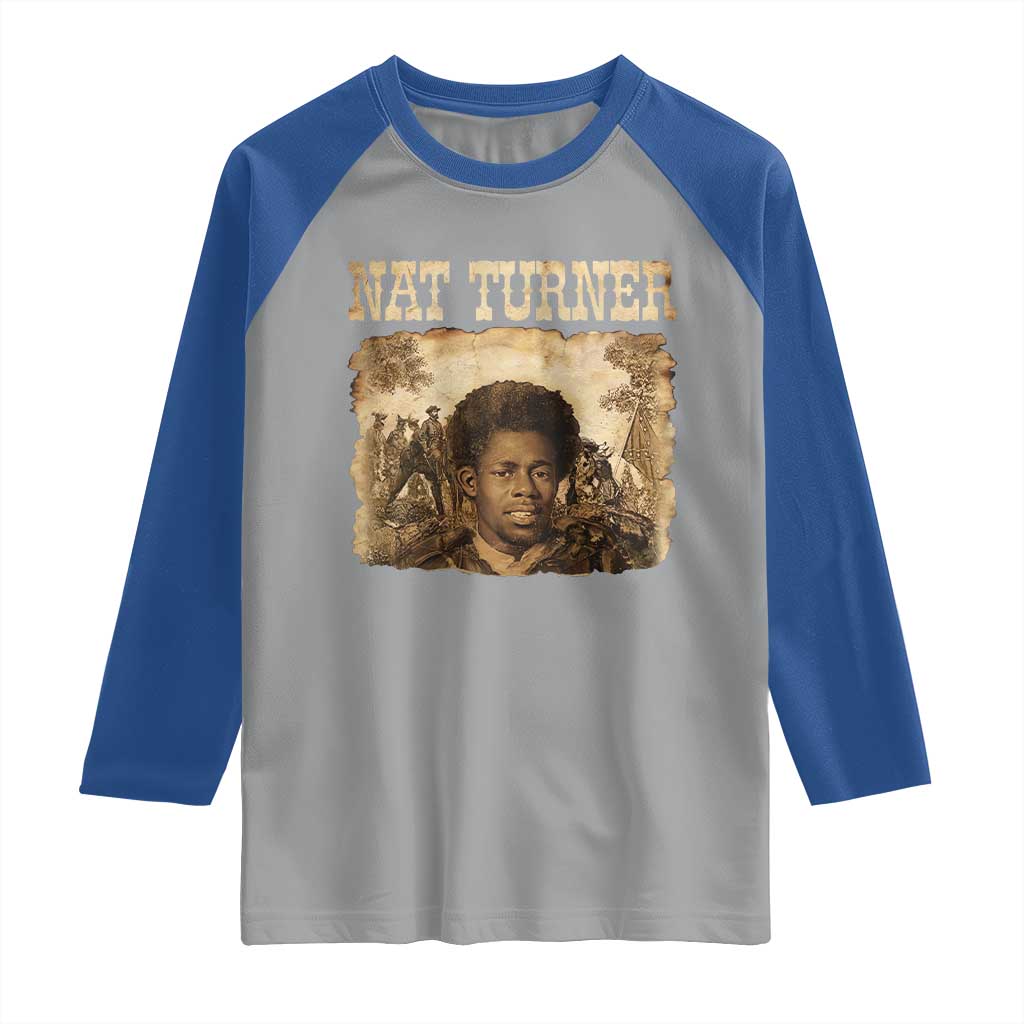 Nat Turner Raglan Shirt Black History African American
