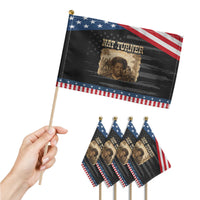 Nat Turner Patriotic Handheld Flag Black History African American