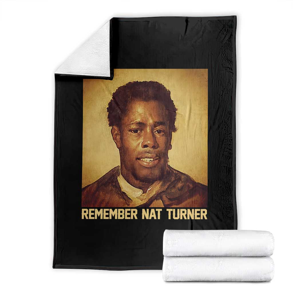 Nat Turner Throw Blanket Black History Month