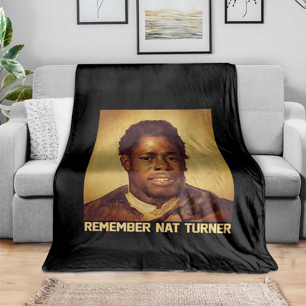 Nat Turner Throw Blanket Black History Month