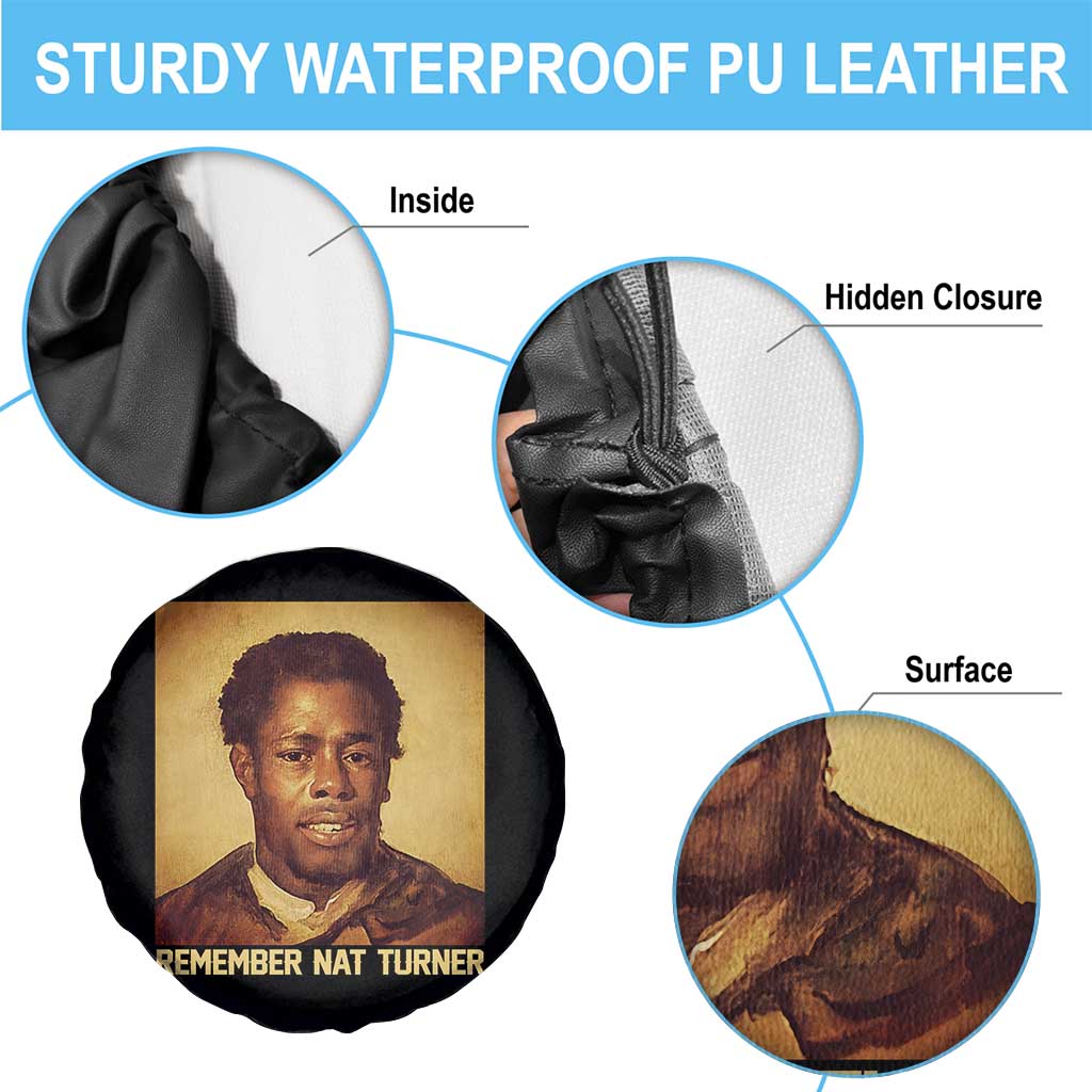 Nat Turner Spare Tire Cover Black History Month