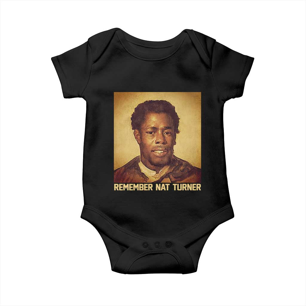 Nat Turner Baby Onesie Black History Month