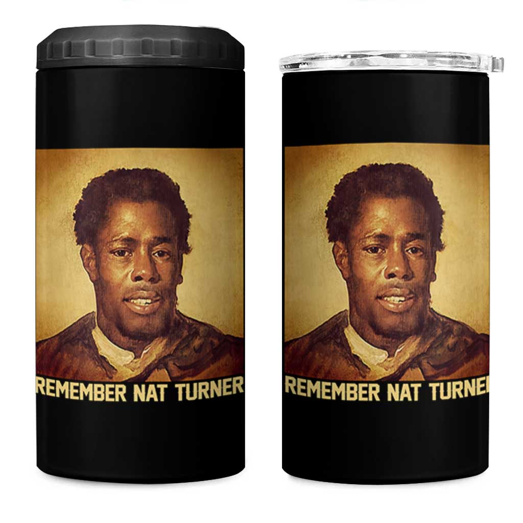 Nat Turner 4 in 1 Can Cooler Tumbler Black History Month