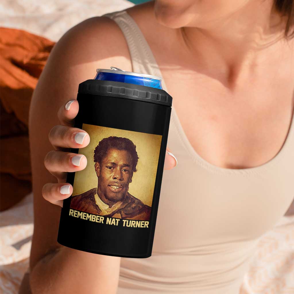 Nat Turner 4 in 1 Can Cooler Tumbler Black History Month