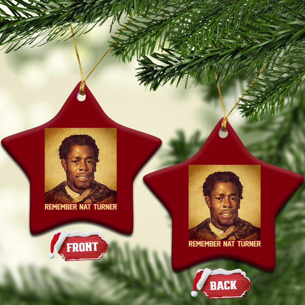 Nat Turner Ceramic Ornament Black History Month