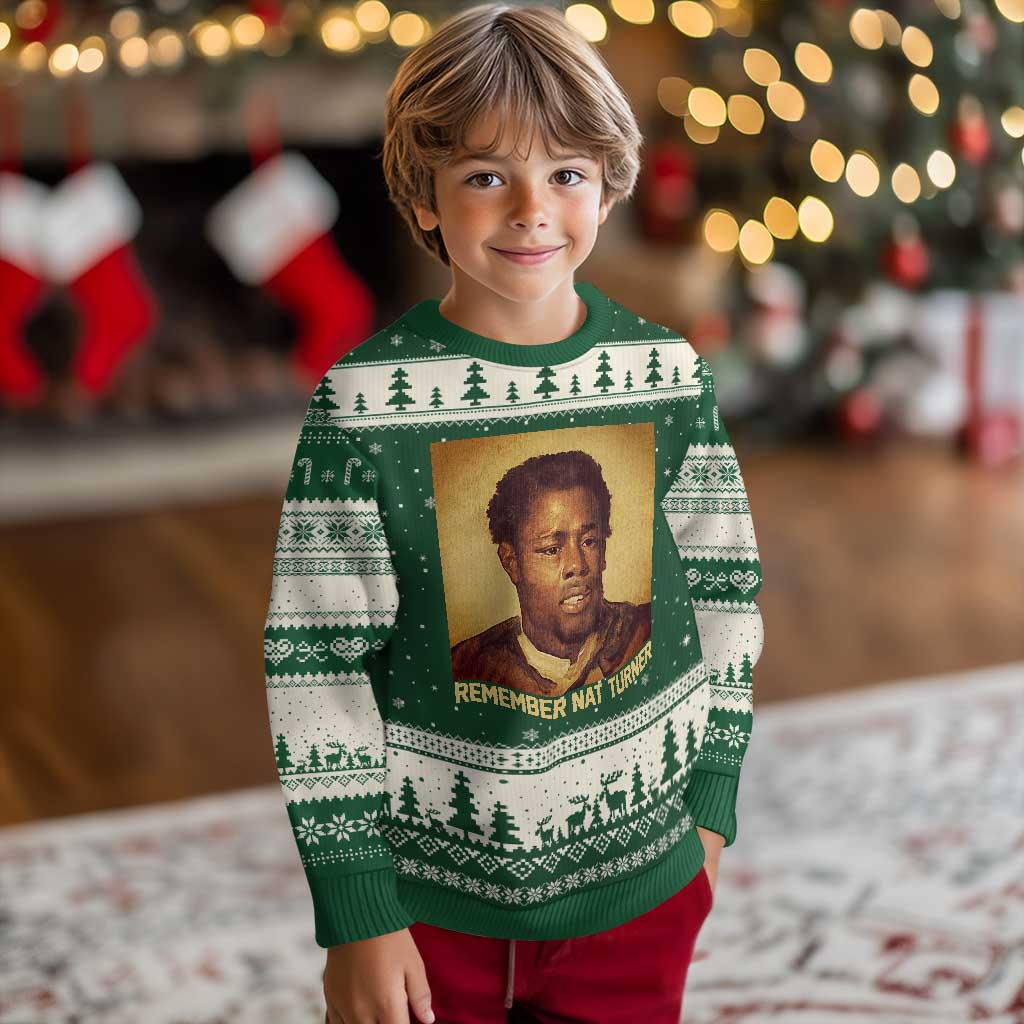Nat Turner Ugly Christmas Sweater Black History Month