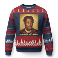 Nat Turner Ugly Christmas Sweater Black History Month