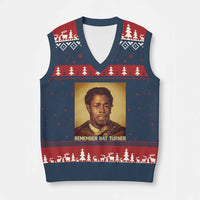Nat Turner V-Neck Knit Sweater Vest Black History Month
