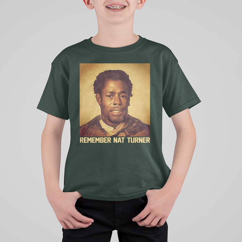 Nat Turner T Shirt For Kid Black History Month