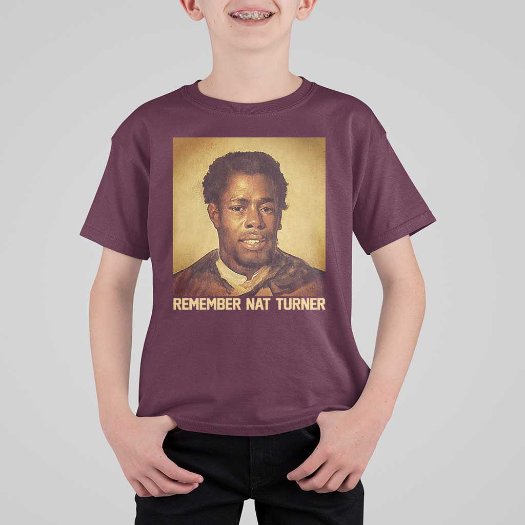 Nat Turner T Shirt For Kid Black History Month
