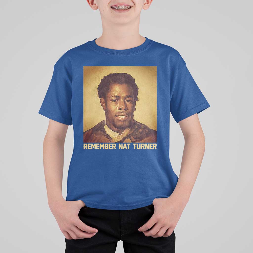 Nat Turner T Shirt For Kid Black History Month