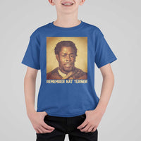 Nat Turner T Shirt For Kid Black History Month